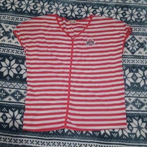 🏈 🌿 OSU Ug Apparel Women's Shirt XL Ohio State Buckeyes NCAA Columbus Cbus 🚌